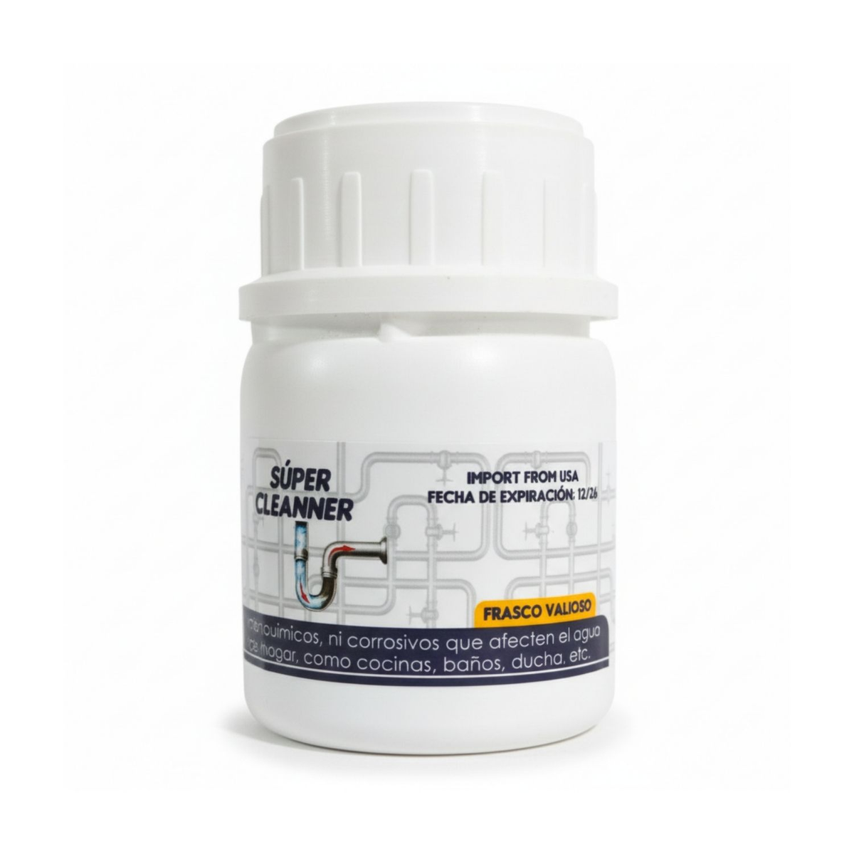 Desatorador De Tuberias Super Cleaner